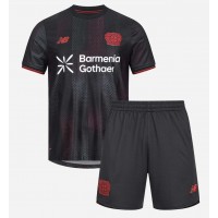 Otroški Nogometni dresi Bayer Leverkusen Alejandro Grimaldo #20 Domači 2025-26 Kratek Rokav (+ Kratke hlače)